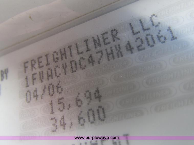 image for item L4222 2007 Freightliner Business Class M2 digger derrick truck