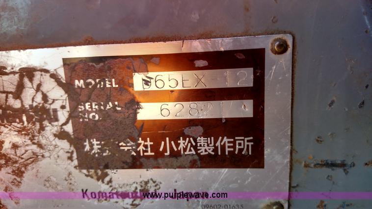 image for item L6092 1999 Komatsu D65EX-12 dozer