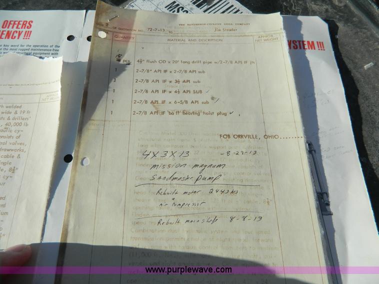 image for item L7299 1987 GMC Brigadier drill rig truck