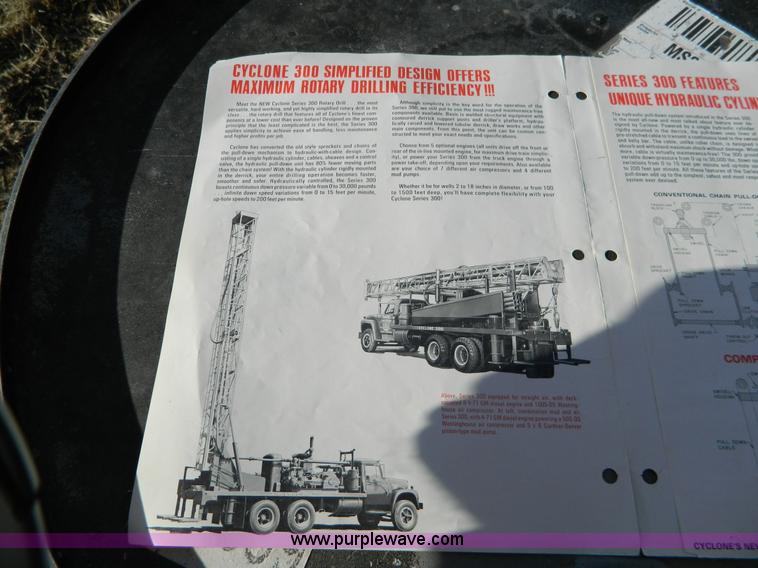 image for item L7299 1987 GMC Brigadier drill rig truck
