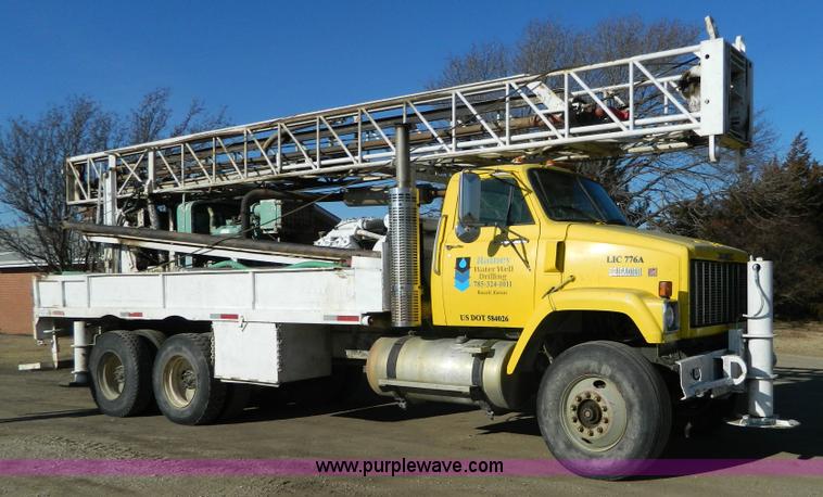 image for item L7299 1987 GMC Brigadier drill rig truck