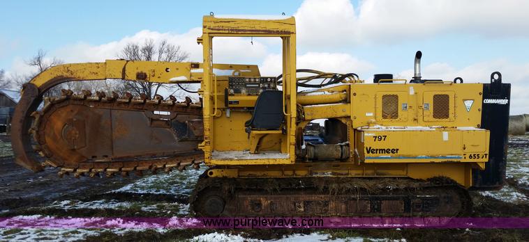 image for item N9339 2000 Vermeer T655 DT trencher