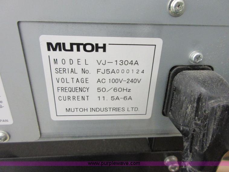 image for item BB9007 Mutoh VJ-1304A valuejet printer