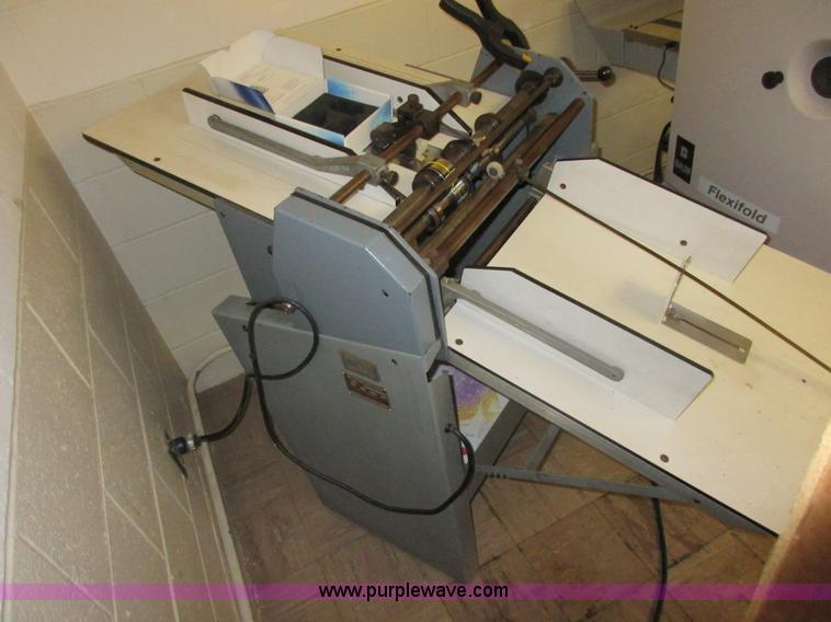 image for item BB9012 Rosback 220 paper scoring and perforating machine