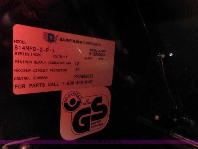 image for item BB9013 Baum 814MFD-2-P-1 Flexifold digital display