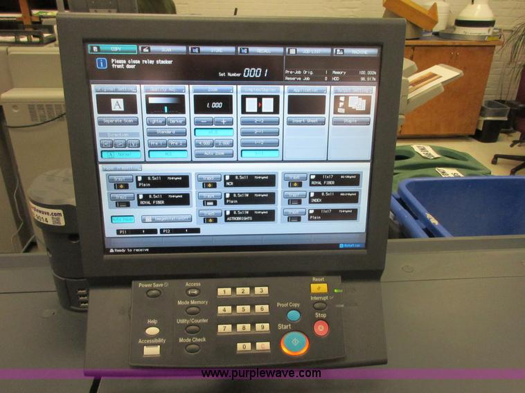 image for item BB9014 Konica Minolta B12HUB Pro 1200 black and white production printer