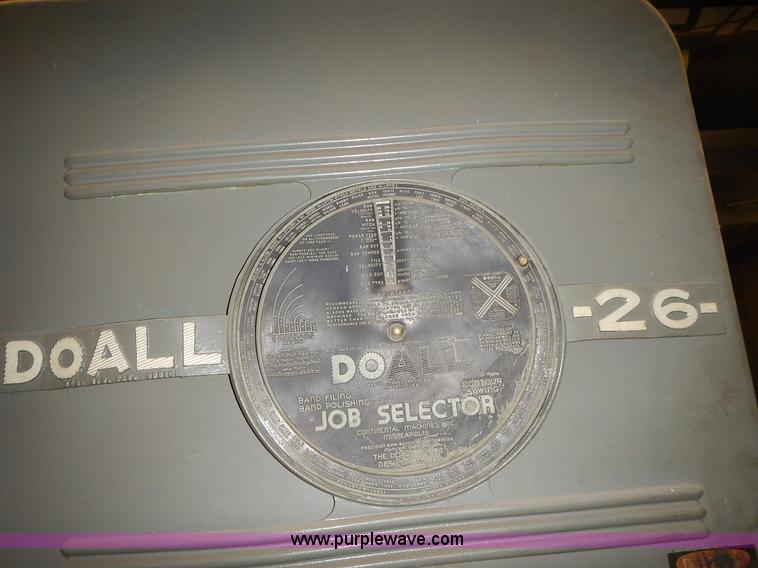 image for item BN9046 Doall V26 vertical bandsaw