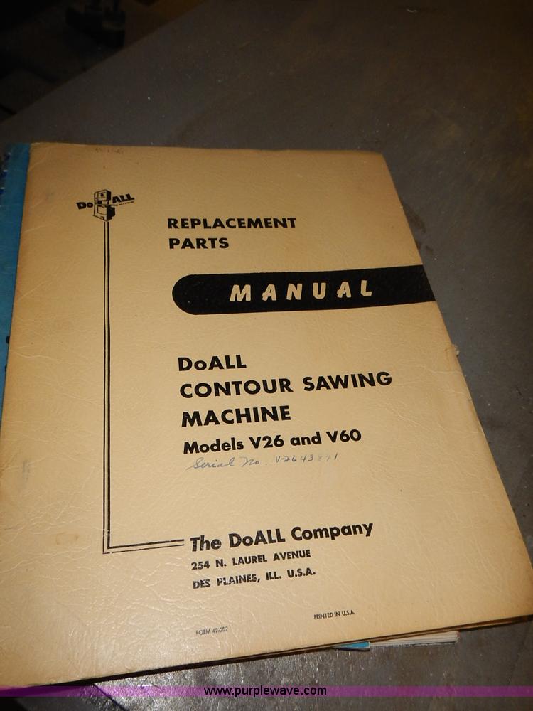 image for item BN9046 Doall V26 vertical bandsaw