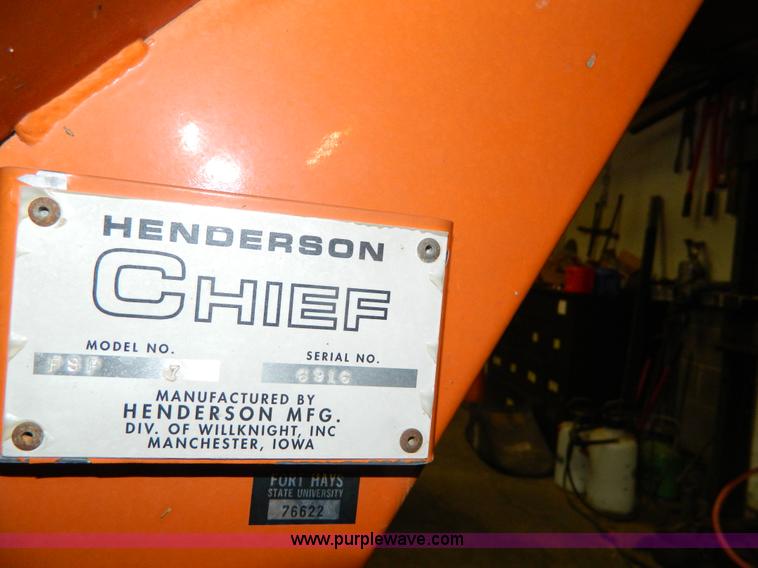 image for item BT9786 Henderson Chief FSP7 salt/sand spreader