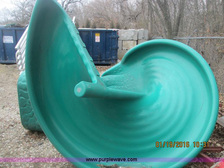 8' spiral slide in Lawrence, KS Item E1723 sold Purple Wave