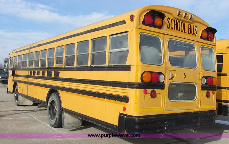 image for item I1813 2001 Blue Bird TC2000 school bus