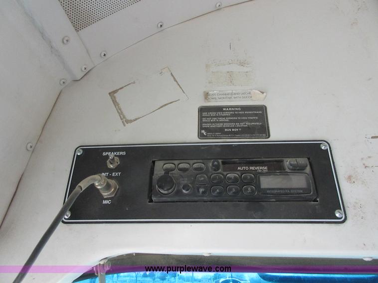 image for item I1813 2001 Blue Bird TC2000 school bus