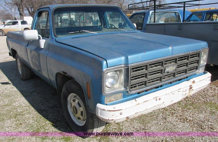 image for item J7664 1977 Chevrolet 2500 pickup truck