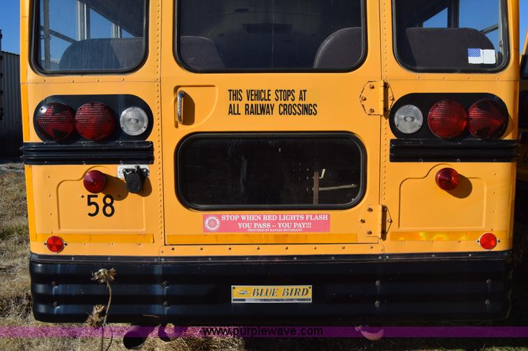 image for item L1119 1993 Blue Bird TC2000 school bus