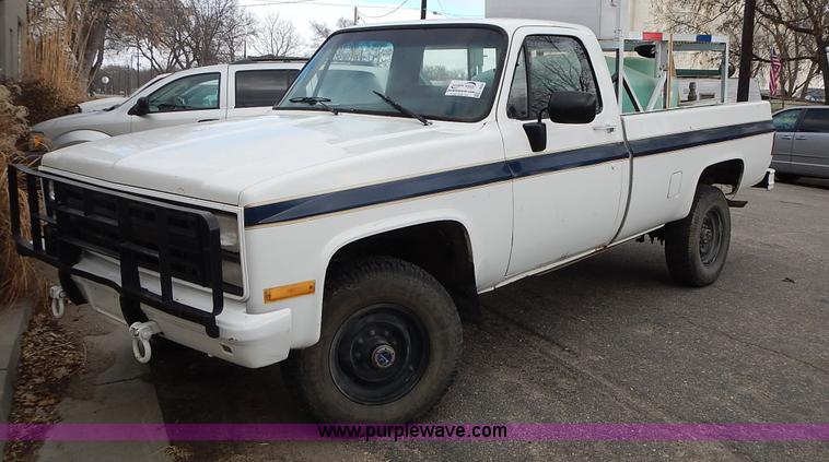 image for item L3626 1986 Chevrolet D30 Military Postal Unit pumper fire truck