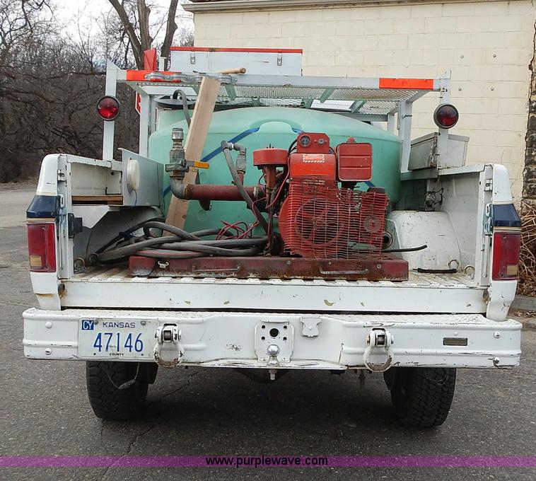 image for item L3626 1986 Chevrolet D30 Military Postal Unit pumper fire truck