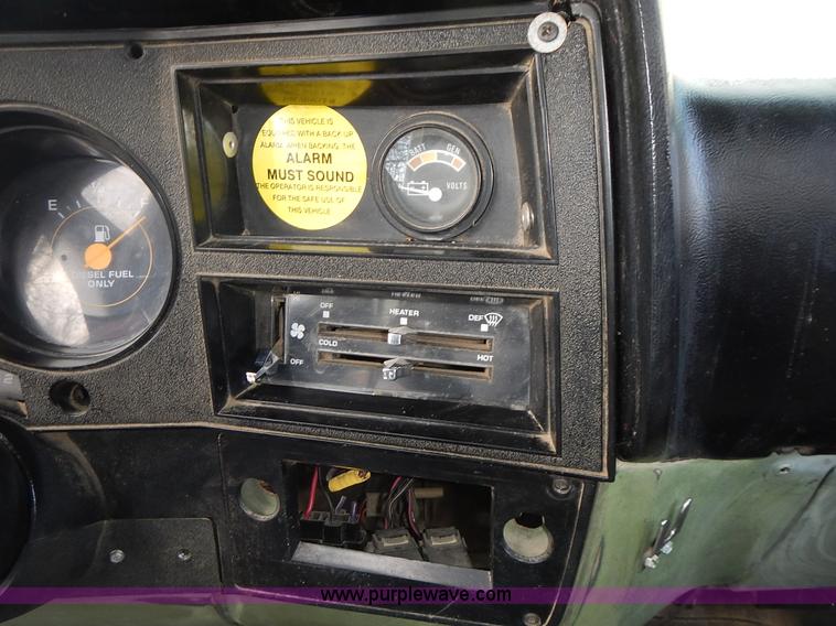 image for item L3626 1986 Chevrolet D30 Military Postal Unit pumper fire truck