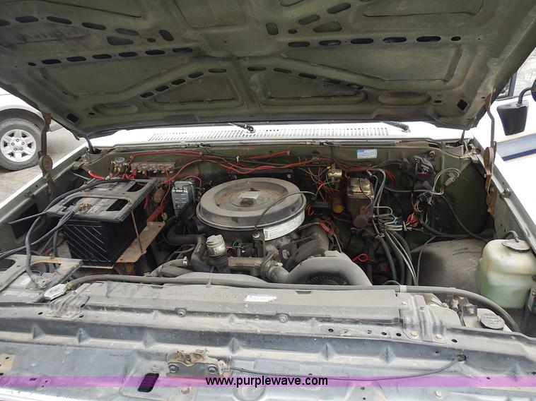 image for item L3626 1986 Chevrolet D30 Military Postal Unit pumper fire truck