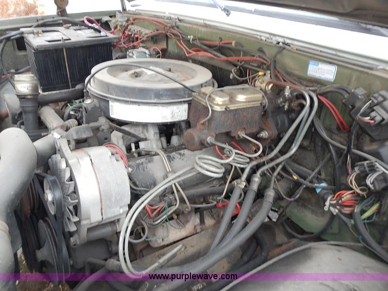 image for item L3626 1986 Chevrolet D30 Military Postal Unit pumper fire truck