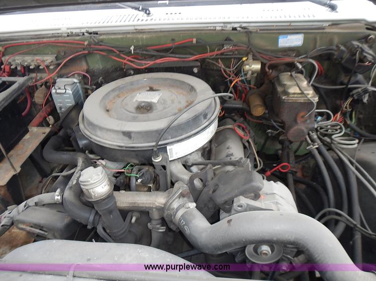 image for item L3626 1986 Chevrolet D30 Military Postal Unit pumper fire truck