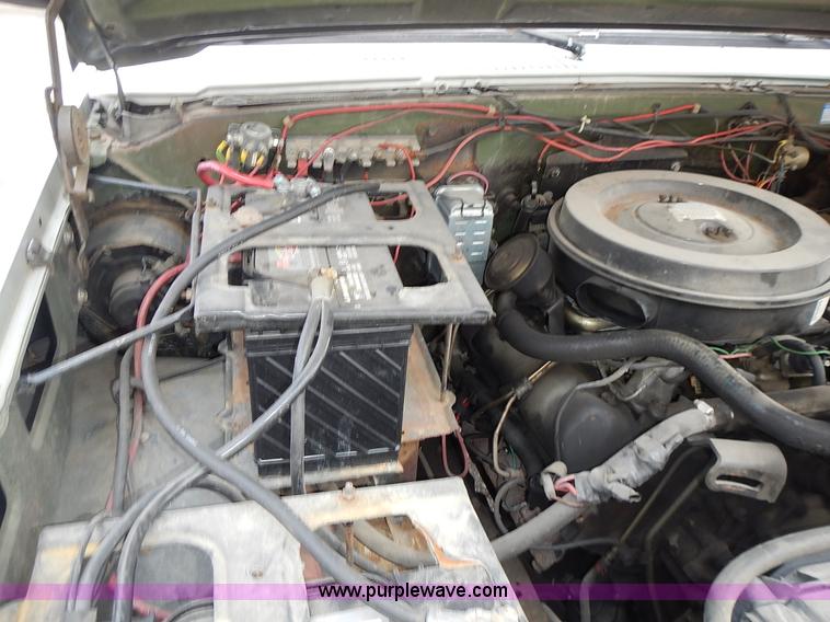 image for item L3626 1986 Chevrolet D30 Military Postal Unit pumper fire truck