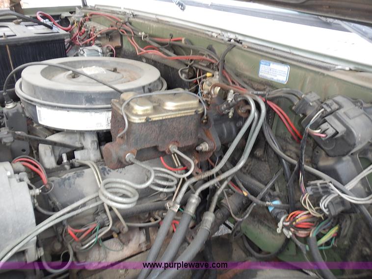 image for item L3626 1986 Chevrolet D30 Military Postal Unit pumper fire truck