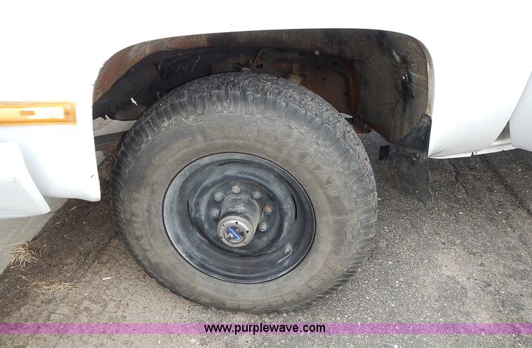 image for item L3626 1986 Chevrolet D30 Military Postal Unit pumper fire truck