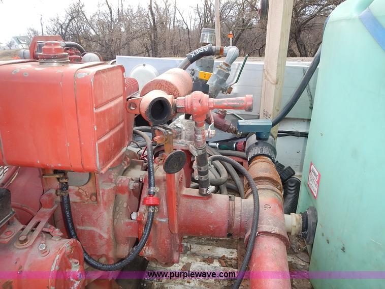 image for item L3626 1986 Chevrolet D30 Military Postal Unit pumper fire truck