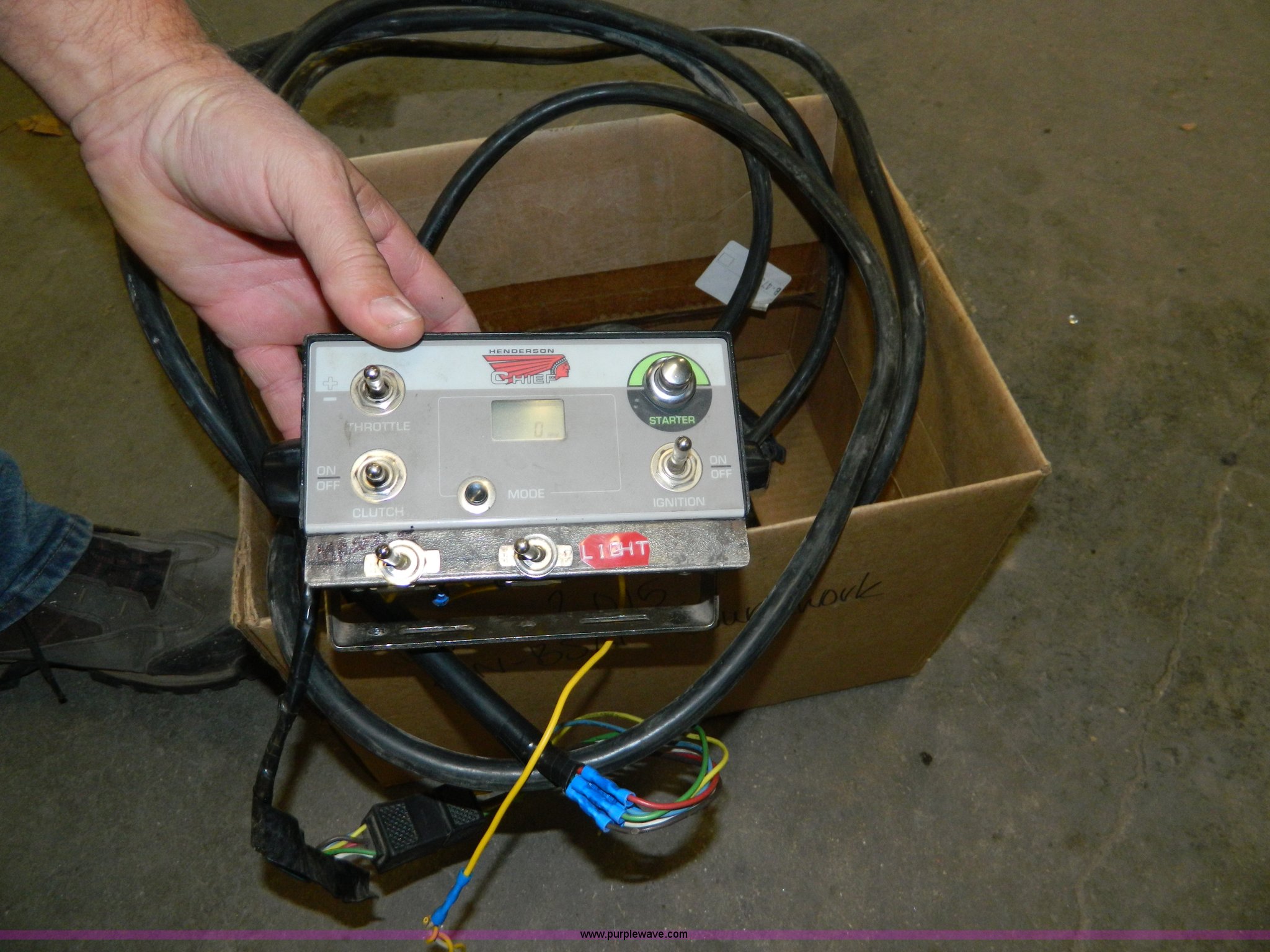 Henderson Chief FSP7 salt/sand spreader in Hays, KS Item BT9786 sold Purple Wave