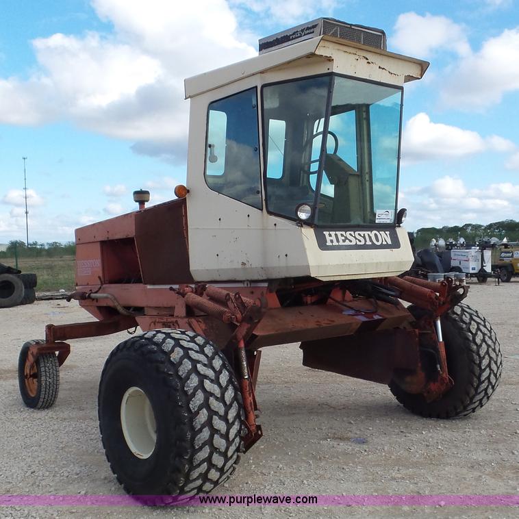 image for item J8373 Hesston 6600 self-propelled swather