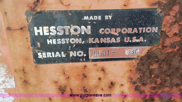 image for item J8373 Hesston 6600 self-propelled swather