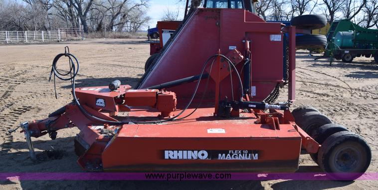 image for item K4458 2011 Rhino Flex 10 Magnum rotary mower