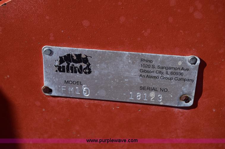 image for item K4459 2012 Rhino Flex 10 Magnum rotary mower