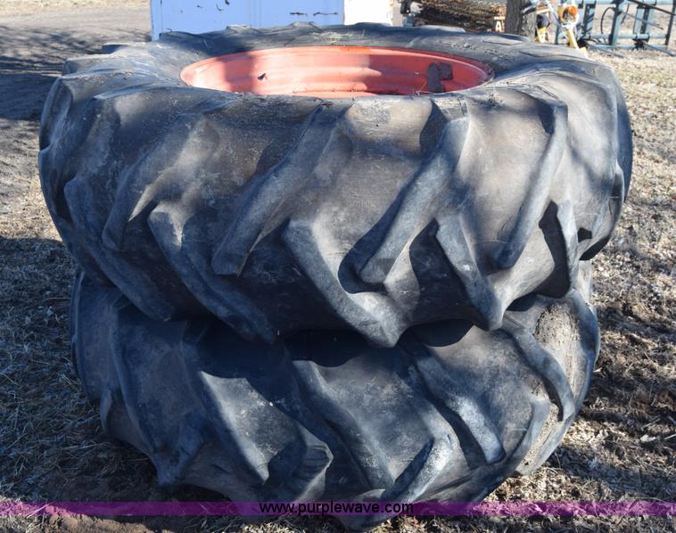 image for item L1046 (2) Goodyear 23.1-34 tires