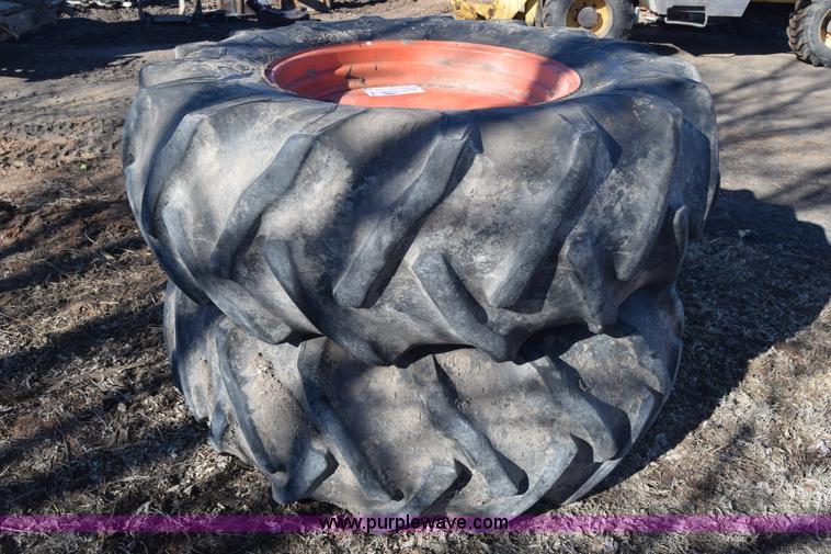 image for item L1046 (2) Goodyear 23.1-34 tires