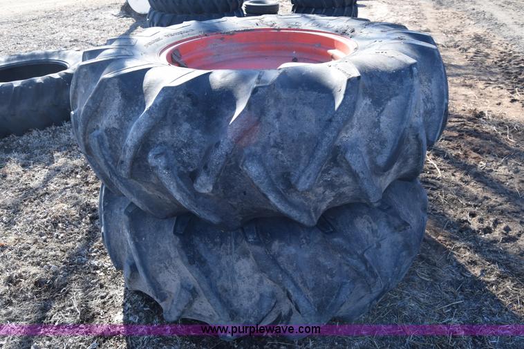 image for item L1046 (2) Goodyear 23.1-34 tires