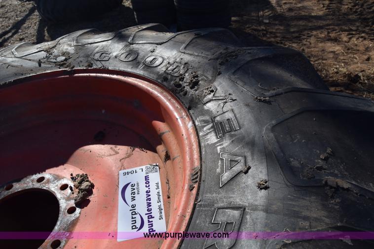 image for item L1046 (2) Goodyear 23.1-34 tires