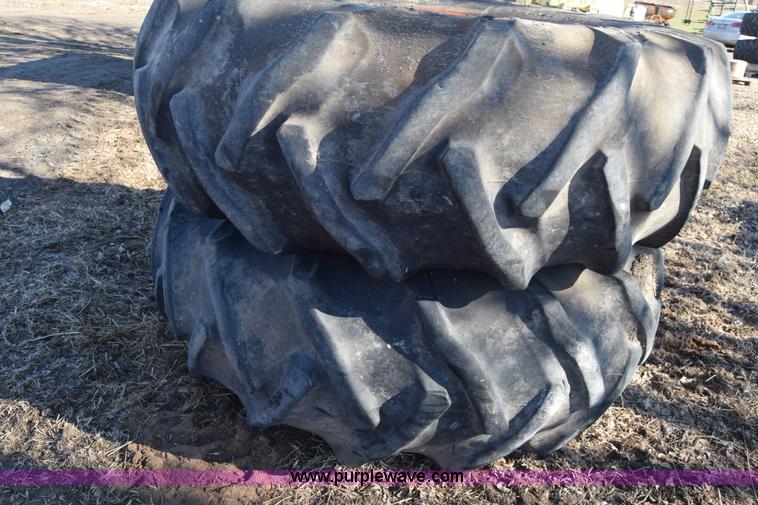 image for item L1046 (2) Goodyear 23.1-34 tires