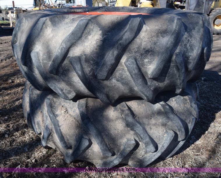 image for item L1046 (2) Goodyear 23.1-34 tires