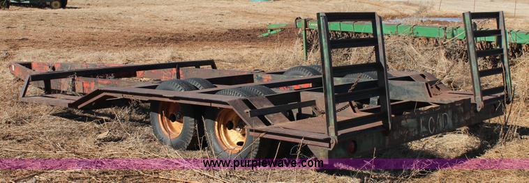 image for item L6771 Shop built combine trailer