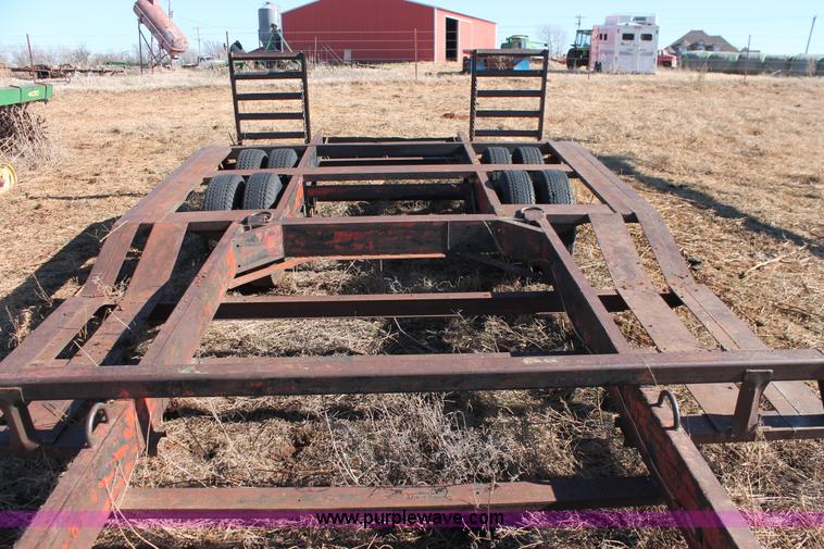 image for item L6771 Shop built combine trailer