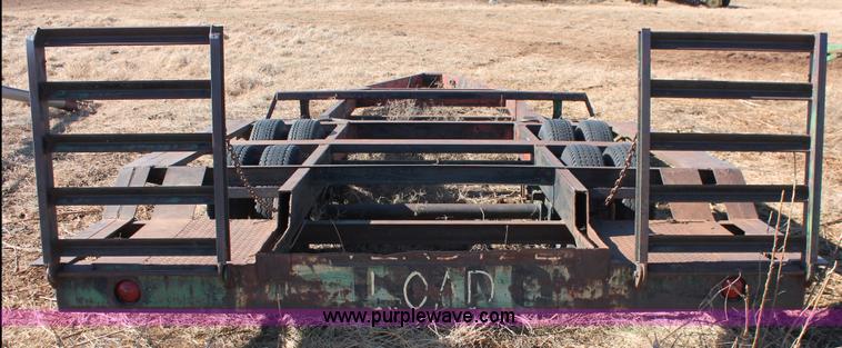 image for item L6771 Shop built combine trailer