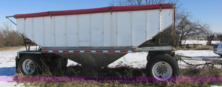 image for item L7003 1973 Doonan single hopper grain trailer