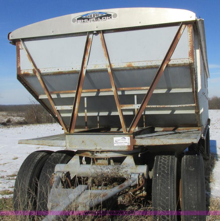 image for item L7003 1973 Doonan single hopper grain trailer