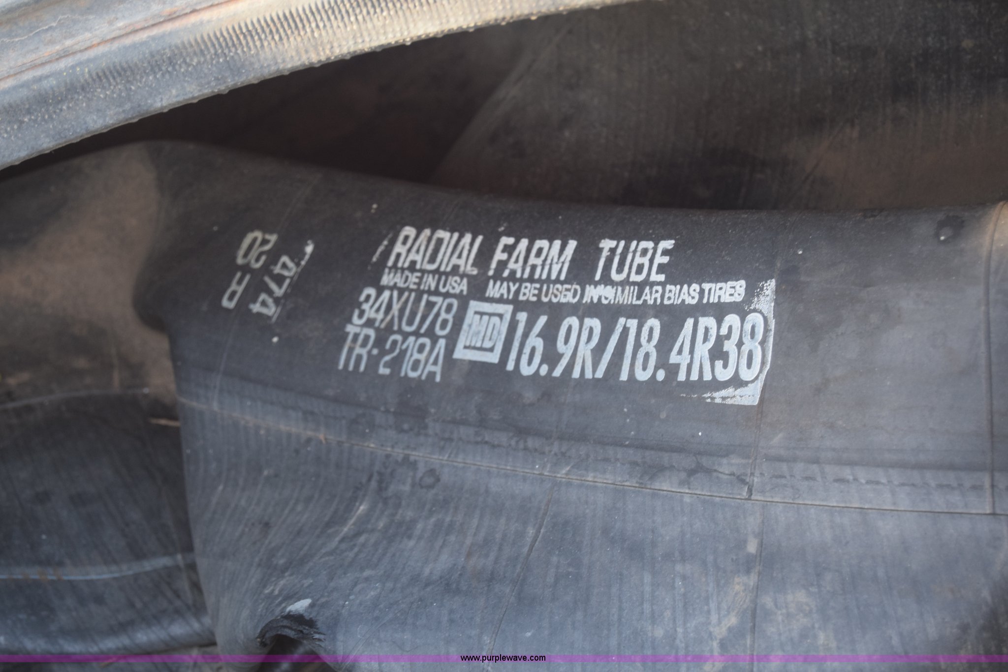 (2) Safemark 18.438 tires in Mt. Hope, KS Item L1048 sold Purple Wave
