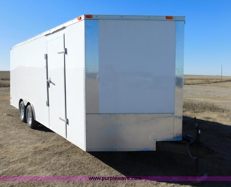 image for item J6827 2013 Freedom 85X20TA2 enclosed cargo trailer