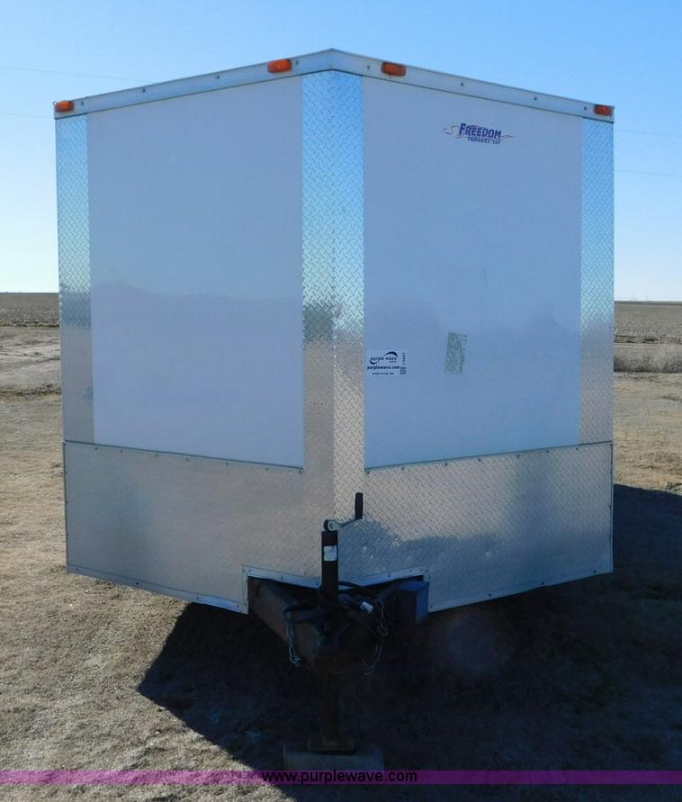 image for item J6827 2013 Freedom 85X20TA2 enclosed cargo trailer