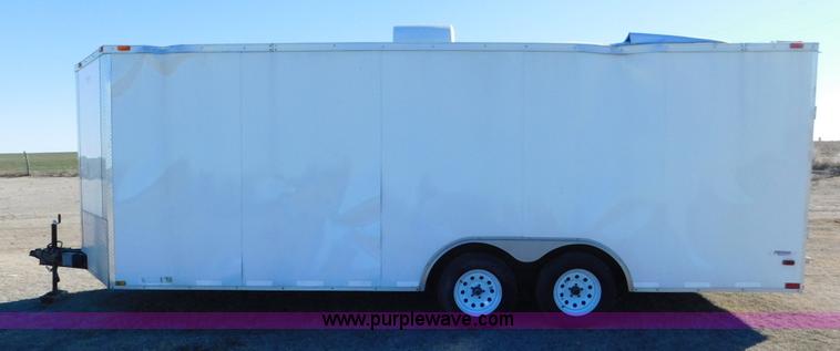 image for item J6827 2013 Freedom 85X20TA2 enclosed cargo trailer