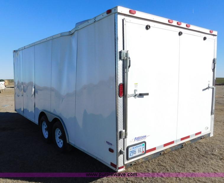 image for item J6827 2013 Freedom 85X20TA2 enclosed cargo trailer