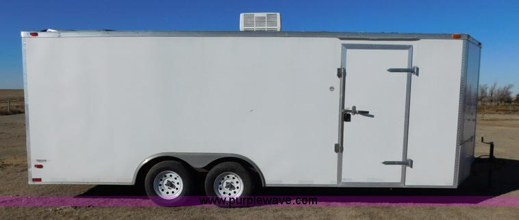 image for item J6827 2013 Freedom 85X20TA2 enclosed cargo trailer